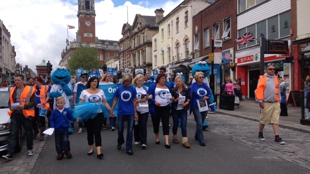 Mums march against knife crime