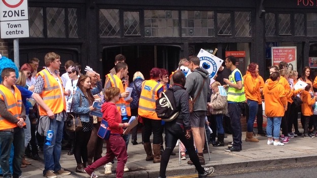 Anti knife campaigners in Colchester