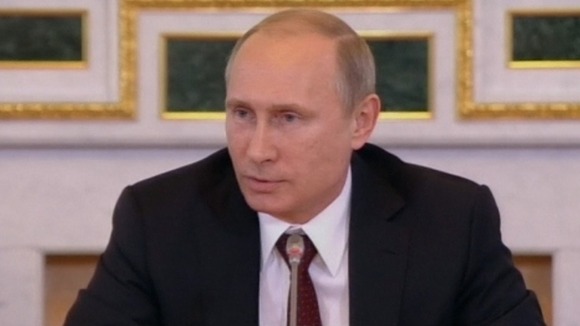 Vladimir Putin described Prince Charles' reported comments as "unacceptable".