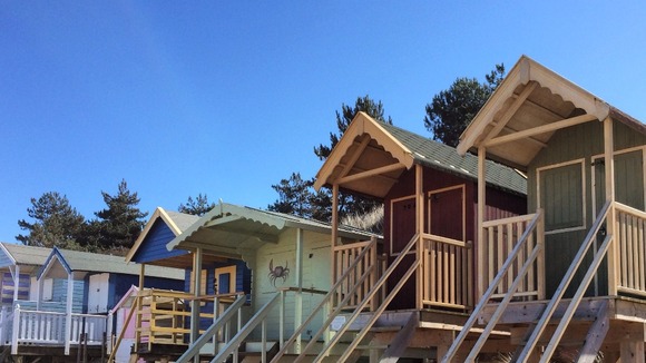 Beach huts at Wells