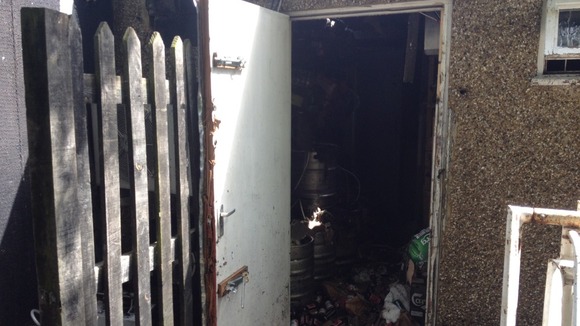 Damaged club house