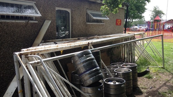 Damage at the club house in Chelmsford