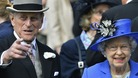 The Duke of Edinburgh at Epsom with the Queen