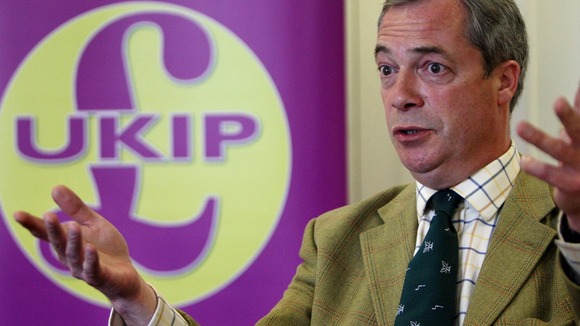 Ukip leader Nigel Farage said his party was on track for an 'earthquake' win.