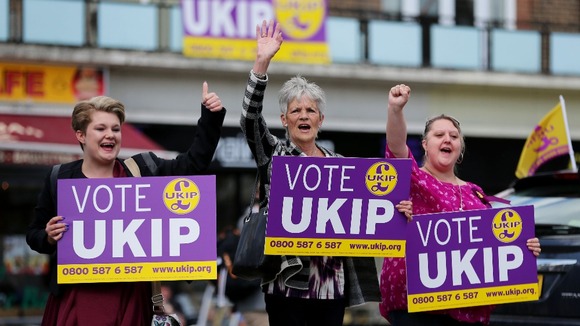 Ukip's swell of support saw them finish first in the European elections.