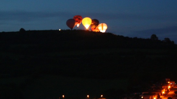 Hot air balloons