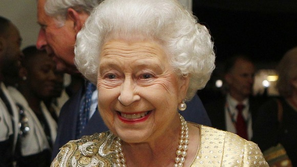 lizabeth II meets the performers backstage at The Diamond Jubilee Concert