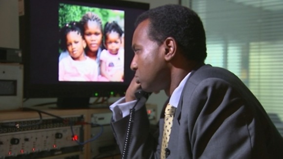 ITV News International Affairs Editor Rageh Omaar speaks to Afusat Saliu, who is in a holding facility.