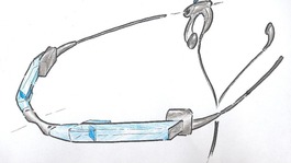 A sketch of Jame Dyson's smart glass invention, designed in 2001.