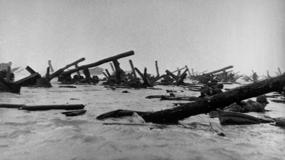 Anti-tank defence obstacles provided a nightmarish landscape.