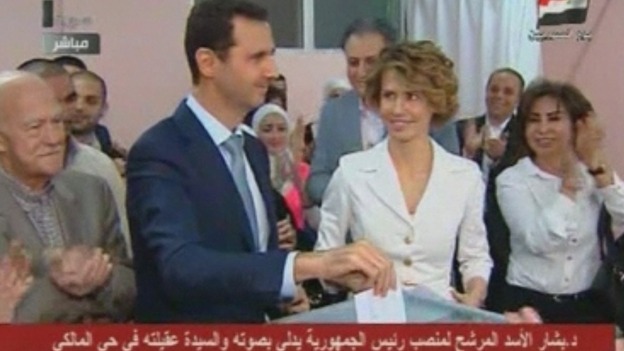 Syrian president Bashar Assad