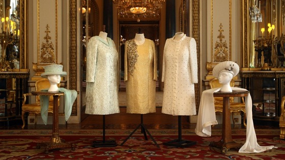 The Queen's Jubilee dresses.