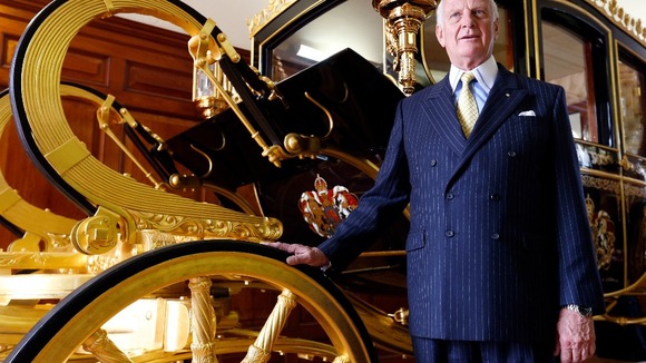 Jim Frecklington designed the new Diamond Jubilee state coach in his Australian workshop in Sydney.