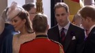 Kate, Wills, Harry at St Paul's Cathedral