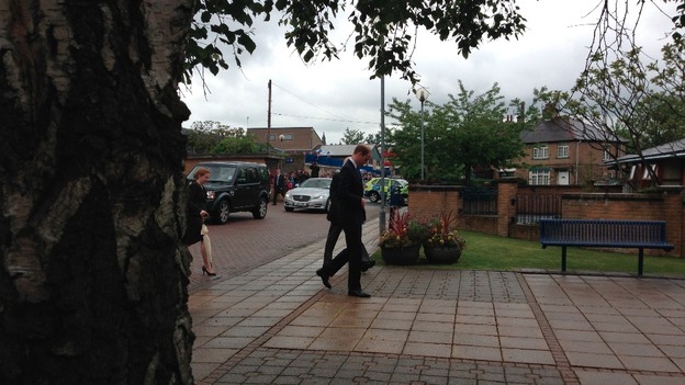 Prince William arrives at Centrepoint