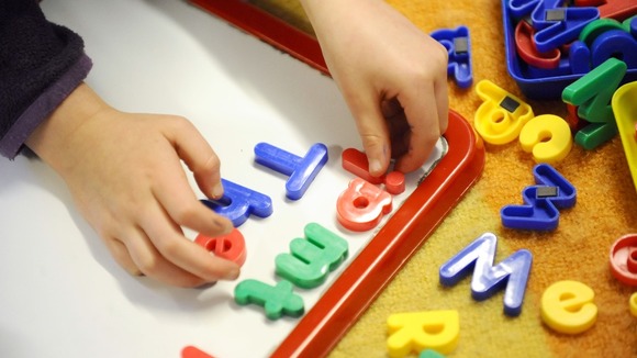 File photo of a child playing.