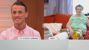 The moment Billy McPhail and the woman he saved Barbara Smith were 'reunited'