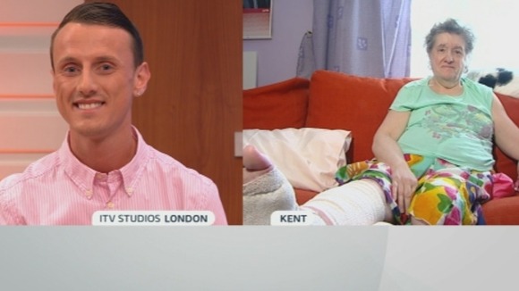 The moment Billy McPhail and the woman he saved Barbara Smith were 'reunited'