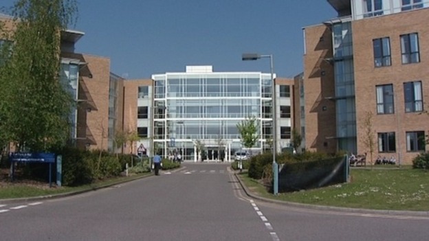 The Norfolk and Norwich University Hospital.
