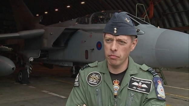 Wing Commander Jez Holmes.