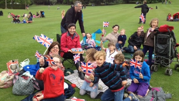 Celebrations at Chatsworth House in Derbyshire