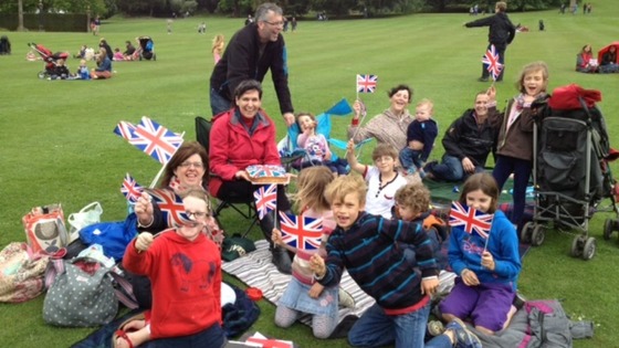 Celebrations at Chatsworth House in Derbyshire