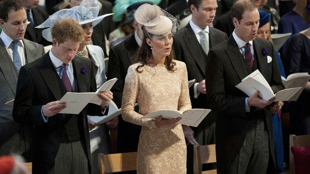 Prince Harry, The Duchess of Cambridge and the Duke of Cambridge
