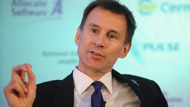 Health Secretary Jeremy Hunt