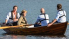 David Cameron, Angela Merkel, Swedish Prime Minister Fredrik Reinfeldt and Dutch Prime Minister Mark Rutte in Harpsund, South of Stockholm.