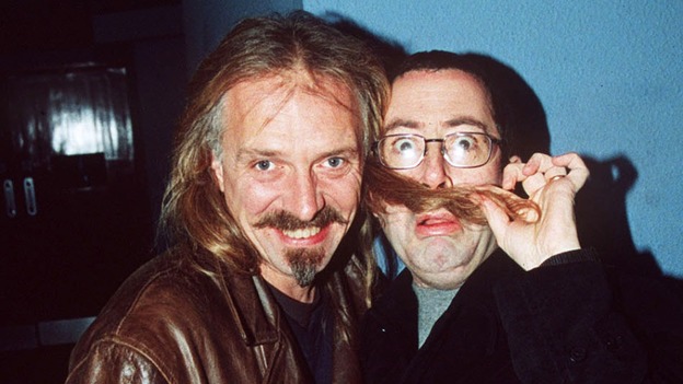 Rik Mayall and Ben Elton pictured in 1999.