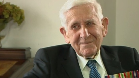WWII veteran Bernard Jordan.