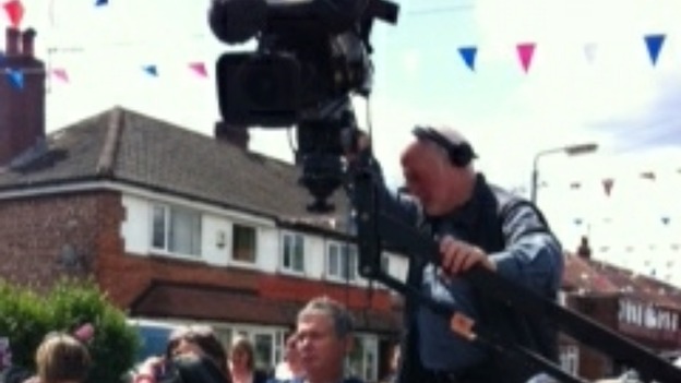 Our crew film at Noreen Avenue