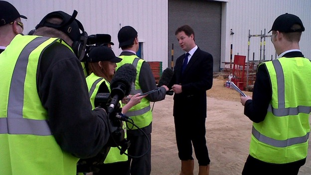 The Deputy PM answering questions