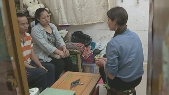 The couple said they had no choice but to leave their daughter in the hatch.