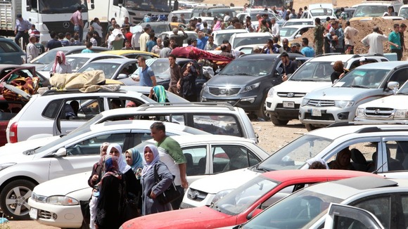 Many people have fled the violence in the city of Mosul since yesterday's attack.