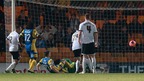 Salisbury scoring against Port Vale in a match last year