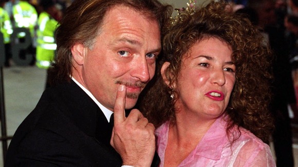 Barbara Robbin and her 'darling' husband Rik Mayall in May 2000.