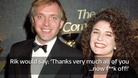 Rik Mayall and his wife Barbara pictured in December 1993 .