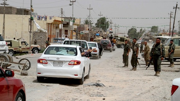 Insurgents have moved into the town of Jalawla in eastern Iraq.