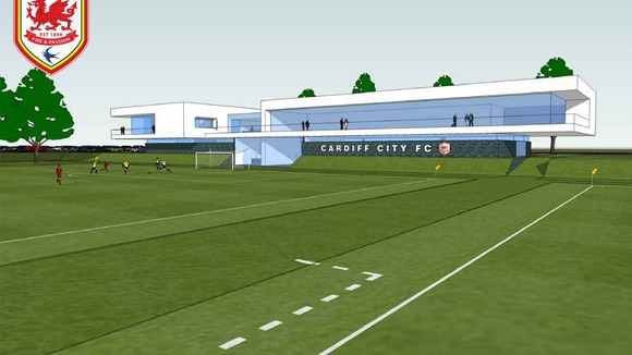 The impression of a new training facility
