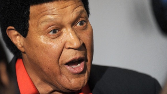 Rock'n'roll star Chubby Checker on the Songwriters Hall of Fame gala's red carpet.
