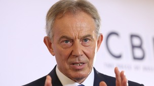 Tony Blair has sais that violence in Iraq is linked to the West's inaction over Syria, not 2003 War