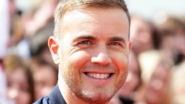 Smiling Gary Barlow arrives at Manchester  X Factor auditions