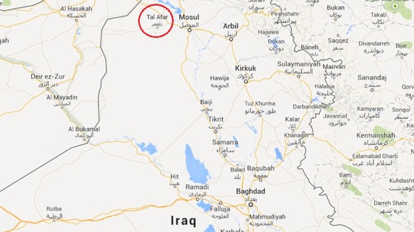 Militants have taken control of Tal Afar, approximately 38 kilometres west of the ISIS-controlled Mosul.