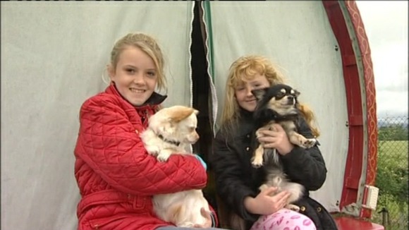 Children on their way to Appleby