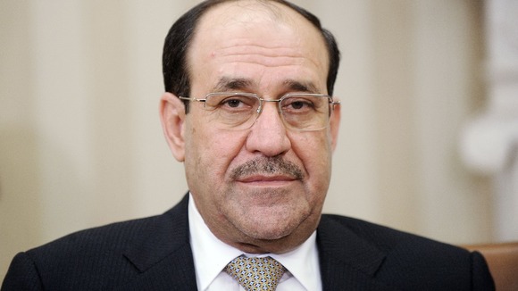 Iraqi Prime Minister Nouri Al-Maliki.