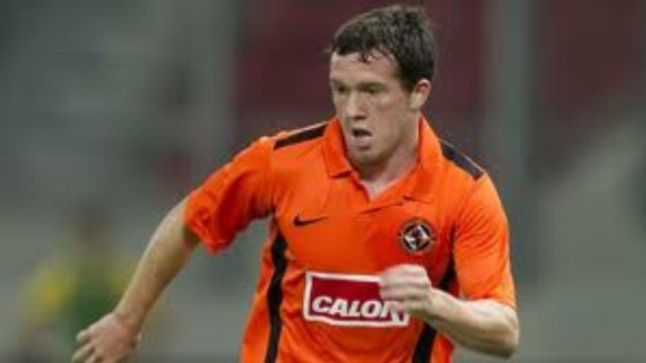 Danny Swanson playing for Dundee United