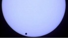 Venus transit of the sun