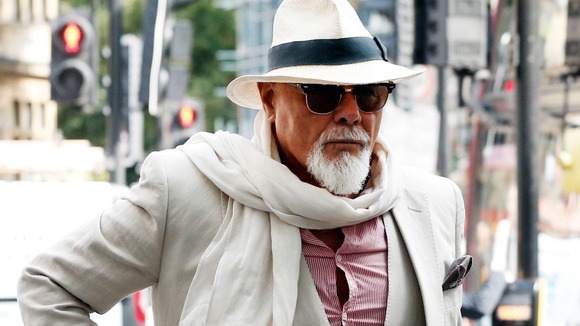 Glitter, real name Paul Gadd, arriving at court today.