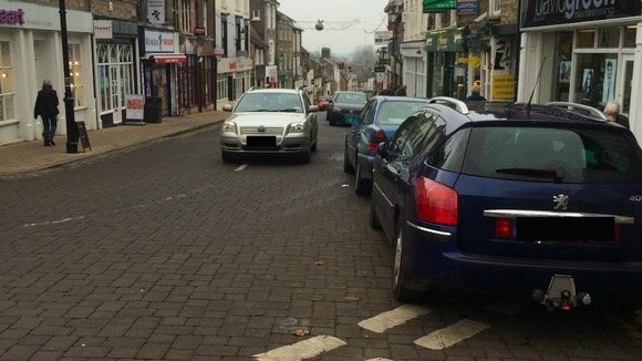 The driver of the Mercedes originally refused to pay the fine